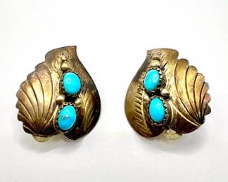 Sterling Silver Turquoise Earrings
