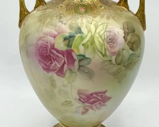Hand Painted Nippon Vase