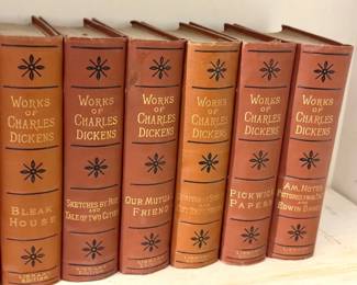(12) Works of Charles Dickens — Library Edition, William L. Allison Co.