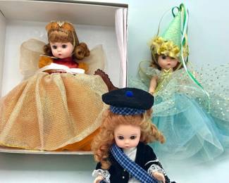 (3) Vintage Madame Alexander Dolls – Fall Angel, Scottish, & Sleeping Beauty Fairy Of Song
Madame Alexander Fall Angel Doll
Madame Alexander "Fairy of Song" or "Fairy of Virtue" doll from the Sleeping Beauty collection
Madame Alexander Scottish Doll
We will be hosting an in-person sale at this estate BY APPOINTMENT ONLY 10/17-10/18. Click here to check out tons of photos and details about the event: https://www.estatesales.net/CT/Putnam/06260/4680732
If you would like to attend and are not purchasing an auction item, please email jilliandelaney@caringtransitions.com to schedule a time.