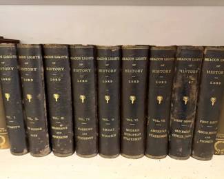 c. 1890s (9) Beacon Lights of History by John Lord, LL.D. | Fords, Howard & Hulbert