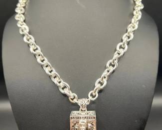 Locket Pendant Necklace — Trinity of Angels
