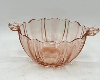 Vintage "Oyster and Pearl" Anchor Hocking Depression Glass Bowl