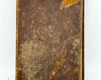Early 19th Century Leather-Bound Religious Sermons Book – 1806 Inscription