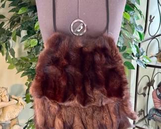 Vintage Mink Muff