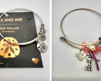 (2) Alex and Ani Charm Bracelets, incl. New with Tags