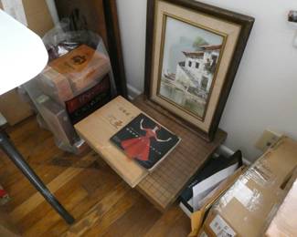 Thick solid wood Japanese Go board.