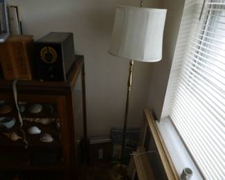Brass vintage lamp.