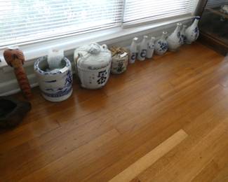 Old sake bottles.