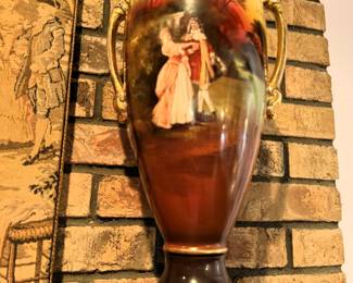 ENGLISH MANTLE VASE 19"