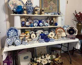 BLUE AND WHITE