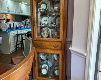 LIGHTED CURIO CABINET
