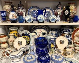 BLUE AND WHITE