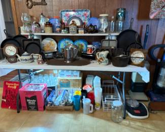 CAST IRON COOKWARE AND CANNING JARS