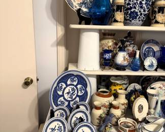 BLUE AND WHITE