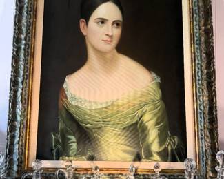 LADY OIL O N CANVAS