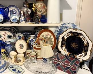 BLUE AND WHITE