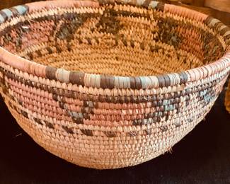          handmade coiled basket