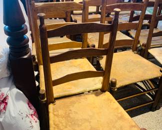 we have many cow hide chairs