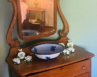 oak wash stand