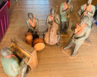 1920s era Jazz Band-tallest pieces are 36” tall-huge!