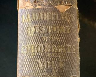 An 1845 edition about the Grondists, a political rebels during the French Revolution 