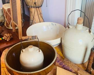 we have old ceramic serving bowls, jugs etc