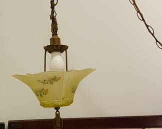 Vintage swag light