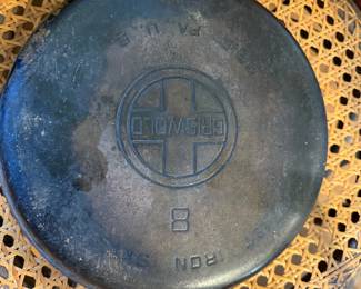 Cast iron vintage frying pan pans