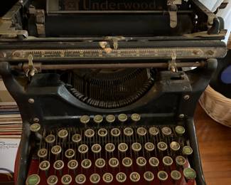 Antique Underwood typewriter