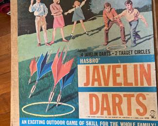 Javelin Darts 1968 yard game