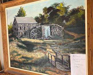 Signed by B Davis but it is a painting by Eisenhower