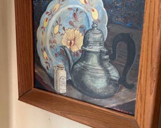 Signed oil on board Frank W Love 1973