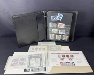 French Art Revolution Commemorative Stamp Collection Binder Album Souvenir Sheets Lot