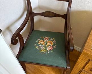 Osborne and Irwin wing chairs pair 