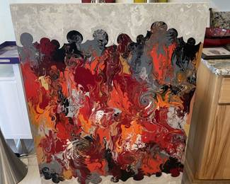 K. Jackson original oil on canvas