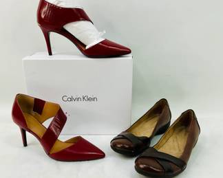 New Calvin Klein Red Shoes 