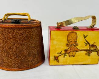 Wooden Box Purses