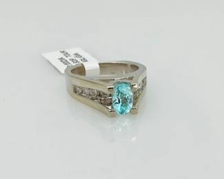 White Gold Paraiba Tourmaline