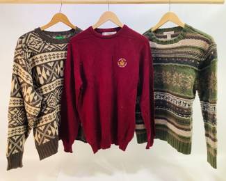 Benetton, and Cashmere Men's Sweaters