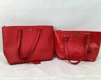 Kate Spade and Brahmin Red Purse