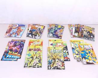 Larger Lot of Comic Books of Series That begin with the Letter "X" etc.
