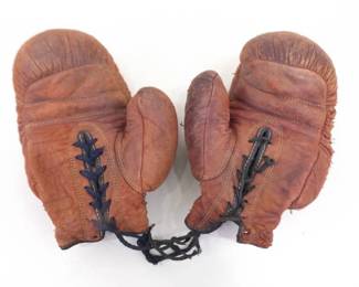 Antique Leather Boxing Gloves
