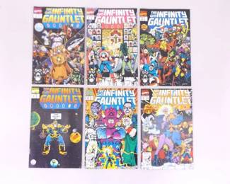 Lot of Infinity Gauntlet #1 - #6 Comic Books
