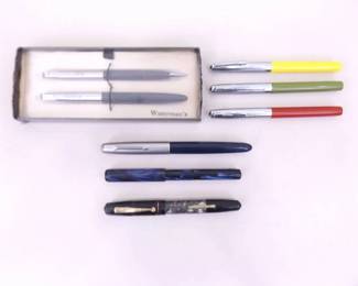Lot of Waterman's, Parker, Schaefer, etc. Fountain Pens
