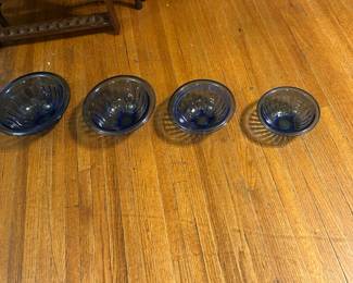 Hazel atlas pillar optic nesting bowls