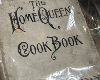 Large vintage cook book
