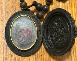 Antique hair locket