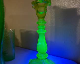 Lots of uranium glass items