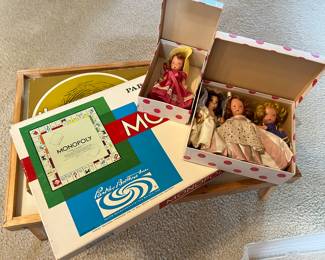 Vintage games, Nancy Ann Storybook dolls